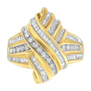 10K Yellow Gold Diamond Bypass Ring (1.0 cttw, H-I Color, I2-I3 Clarity)-6