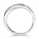 .925 Sterling Silver 1/3 Cttw Baguette Cut Diamond Channel Set Stackable Wedding Ring (H-I Color, I1-I2 Clarity) - Size 6-3/4-9