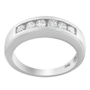14K White Gold 3/4ct. TDW Diamond Channel Band Ring (H-I, I1-I2)-4