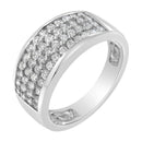 14K White Gold Round Cut Diamond Ring (1.0 Cttw, H-I Color, SI2-I1 Clarity) - Size 6-1/2-6