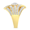 10K Yellow Gold Diamond Ring (1 Cttw, I-J Color, I2-I3 Clarity) - Size 7-10