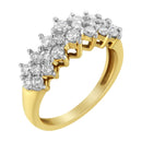 10K Yellow Gold Round Diamond Ring (1 cttw, J-K Color, I1-I2 Clarity)-7