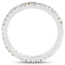 0.57 Carat Genuine Yellow Diamond .925 Sterling Silver Ring-2
