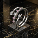 925 Sterling Silver CZ Pavé Ring-1