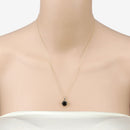 3.12 Carat Genuine Black Diamond 14K Yellow Gold Pendant-4