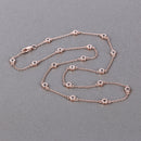 1.62 Carat Genuine Morganite .925 Sterling Silver Necklace-3