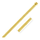 4.0mm 14k Yellow Gold Classic Solid Miami Cuban Chain-1