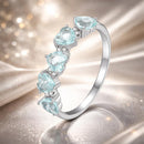 925 Sterling Silver Ring with 4.5mm Pavé Set CZ, Size 7, for Women-1