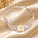 925 Sterling Silver Plated Platinum Deep Seashell Bracelet 24cm Adjustable for Women-2