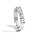 14K White Gold 1 1/2 Cttw Diamond 7 Stone Band Ring-4