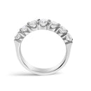 14K White Gold 1 1/2 Cttw Diamond 7 Stone Band Ring-5