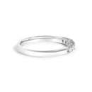 14K White Gold 1/4 Cttw Diamond 7 Stone Band Ring-2