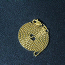 14k Yellow Gold Round Box Chain 1.35 mm-6