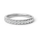 14K White Gold 1/2 Cttw Round Diamond 11 Stone Classic Band-1