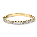 14K White Gold 1/4 Cttw Round Diamond Prong Set Wedding Band-6