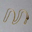 14k Yellow Gold Diamond Cut Cable Link Chain 1.4mm-5