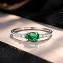 925 Sterling Silver & Platinum Plated 0.1cm CZ Ring for Women - Size 6.0-3