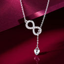 925 Sterling Silver Adjustable Necklace 38-45cm for Women-1