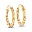 4.80 Carat Genuine Citrine .925 Sterling Silver Earrings-5