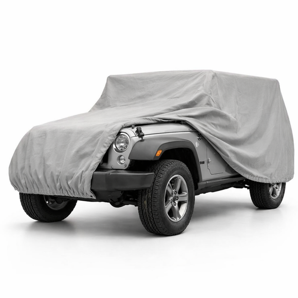 Jeep Cover fits 2007-2022 Jeep Wrangler | 2 Doors in Grey