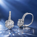 925 Sterling Silver Moissanite 6.5 Carat Earrings for Women-2