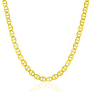 5.5mm 10k Yellow Gold Mariner Link Chain-2