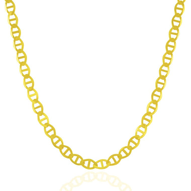 5.5mm 10k Yellow Gold Mariner Link Chain - 0