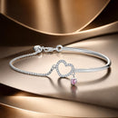 925 Sterling Silver Bracelet 19cm for Women-1
