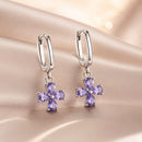 925 Sterling Silver Earrings with Pavé Setting CZ for Women-2