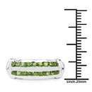0.72 Carat Genuine Chrome Diopside .925 Sterling Silver Ring-3