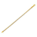 14k Yellow Gold Round Pave Franco Chain (4.00 mm)-1