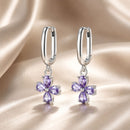 925 Sterling Silver Earrings with Pavé Setting CZ for Women-1