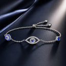 925 Sterling Silver Bracelet 22cm Length 0.9*2.2cm for Women-1