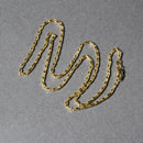 Diamond Cut Fancy Links Pendant Chain in 14k Yellow Gold (1.5mm)-4