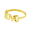 14k Yellow Gold Ring with Love-3