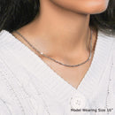 18k White Gold Diamond Cut Cable Link Chain (2.60 mm)-2