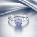 925 Sterling Silver Ring with Pavé Setting CZ, Size 6.0-2