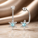 925 Sterling Silver Earrings with Transparent Glass for Women-1