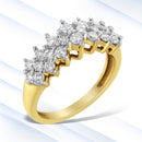 10K Yellow Gold Round Diamond Ring (1 cttw, J-K Color, I1-I2 Clarity)-1