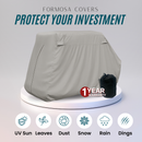 2+2 Passenger Golf Cart Storage Cover (4 Passenger Short Roof 58") Grey-5