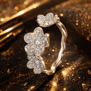 S925 Sterling Silver Pavé Setting CZ Ring for Women-1