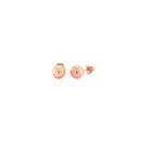 14k Rose Gold Classic Round Shape Stud Earrings (6.0 mm)-2