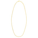 Double Extendable Cable Chain in 14k Yellow Gold (1.40 mm)-3