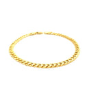 10k Yellow Gold Miami Cuban Semi Solid Bracelet (4.50 mm)-2