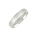 14k White Gold 5mm Comfort Fit Wedding Band-1