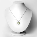 1.70 Carat Genuine Peridot .925 Sterling Silver Pendant-2