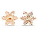 1.98 Carat Genuine Morganite 10K Rose Gold Earrings-3