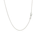 10k White Gold Wheat Chain 0.6mm-3