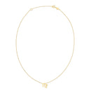14K Yellow Gold Virgo Necklace-2
