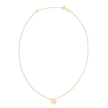14K Yellow Gold Virgo Necklace - 0